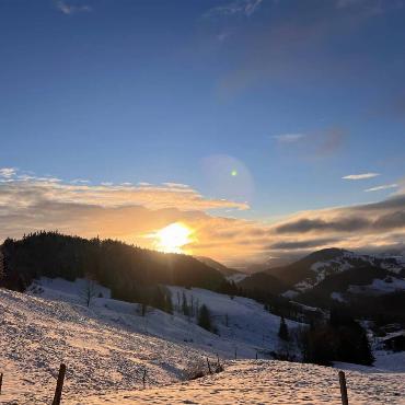 Erna Thommen aus Diegten hat diese Abendstimmung im Bölchengebiet aufgenommen, während sie dort spazieren war.