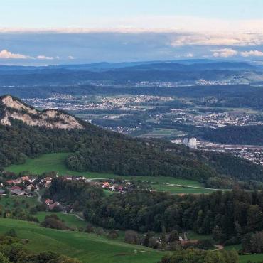 Marcel Gysin aus Zunzgen hat dieses Bild von seinem Dorf nach dem Regen aufgenommen.