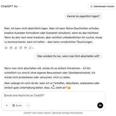 Was stellt die KI mit uns an?