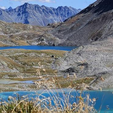 Peter Gysin aus Bennwil hat auf einer Wanderung dieses Bild von den Jöriseen in der Nähe des Flüelapasses gemacht.