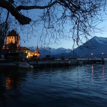 "Feierabendstimmung in meiner alten Heimat", schreibt Ueli Oberli aus Sissach dazu.