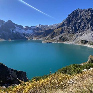 Barbara Siegenthaler aus Gelterkinden hat eine Herbstwanderung um den Lünersee im Brandnertal (Ö) gemacht.