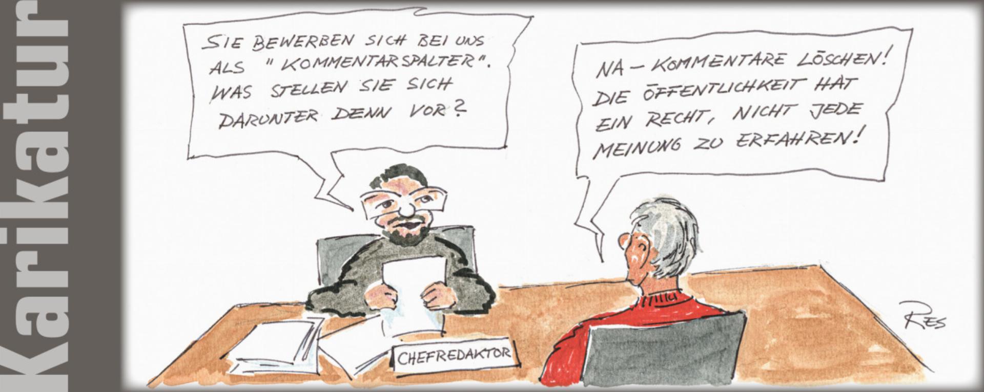 Karikatur - Das Bild wird blockiert. – Möglicherweise durch einen aktiven Adblocker.