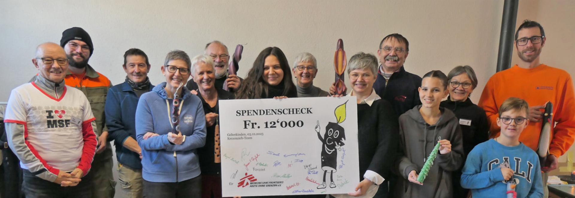 Grosszügige Spende für «Ärzte ohne Grenzen»