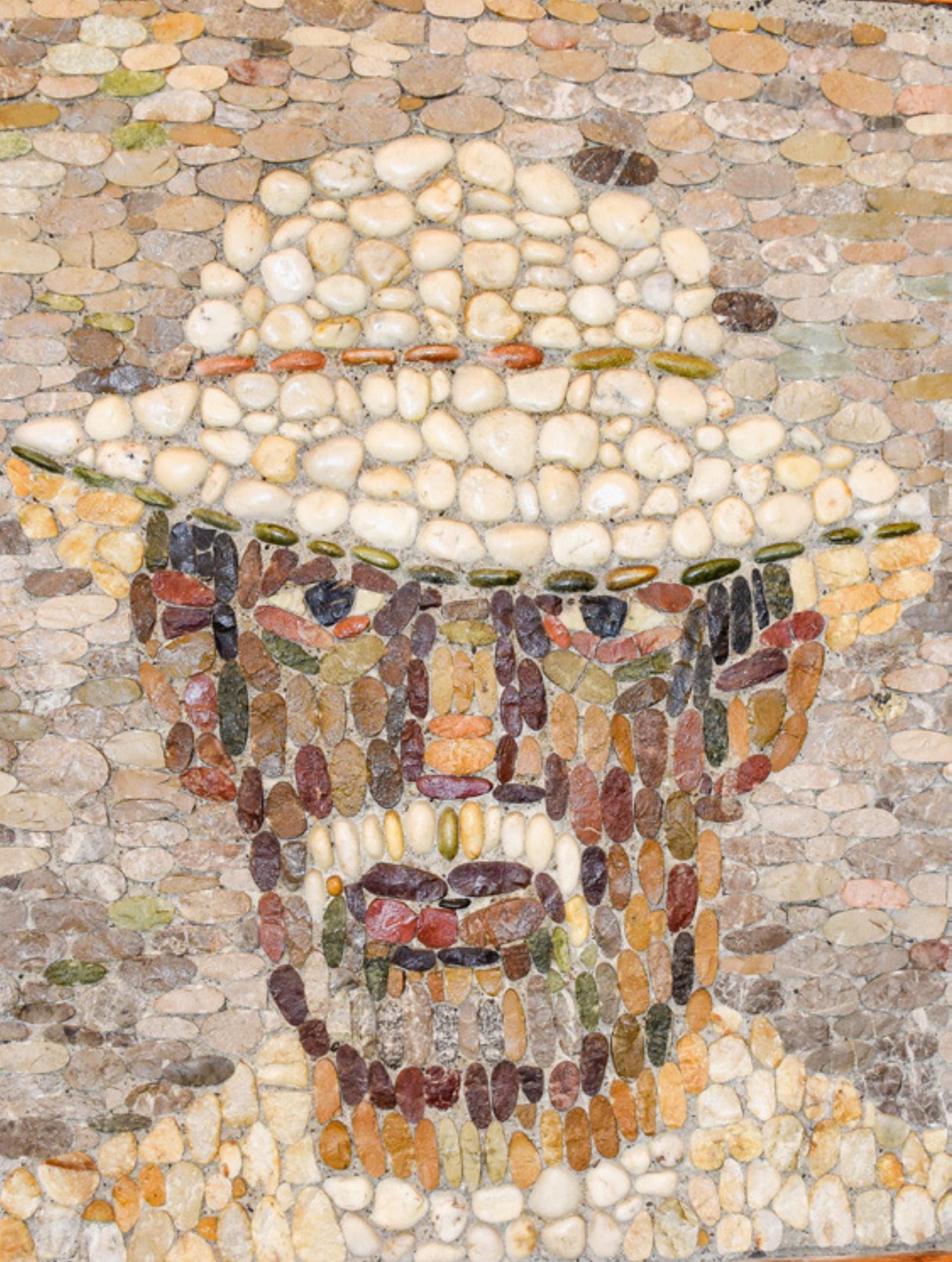 Das Mosaik «Der Italiener» landete über Umwege im Walter-Eglin-Museum. Bild zvg