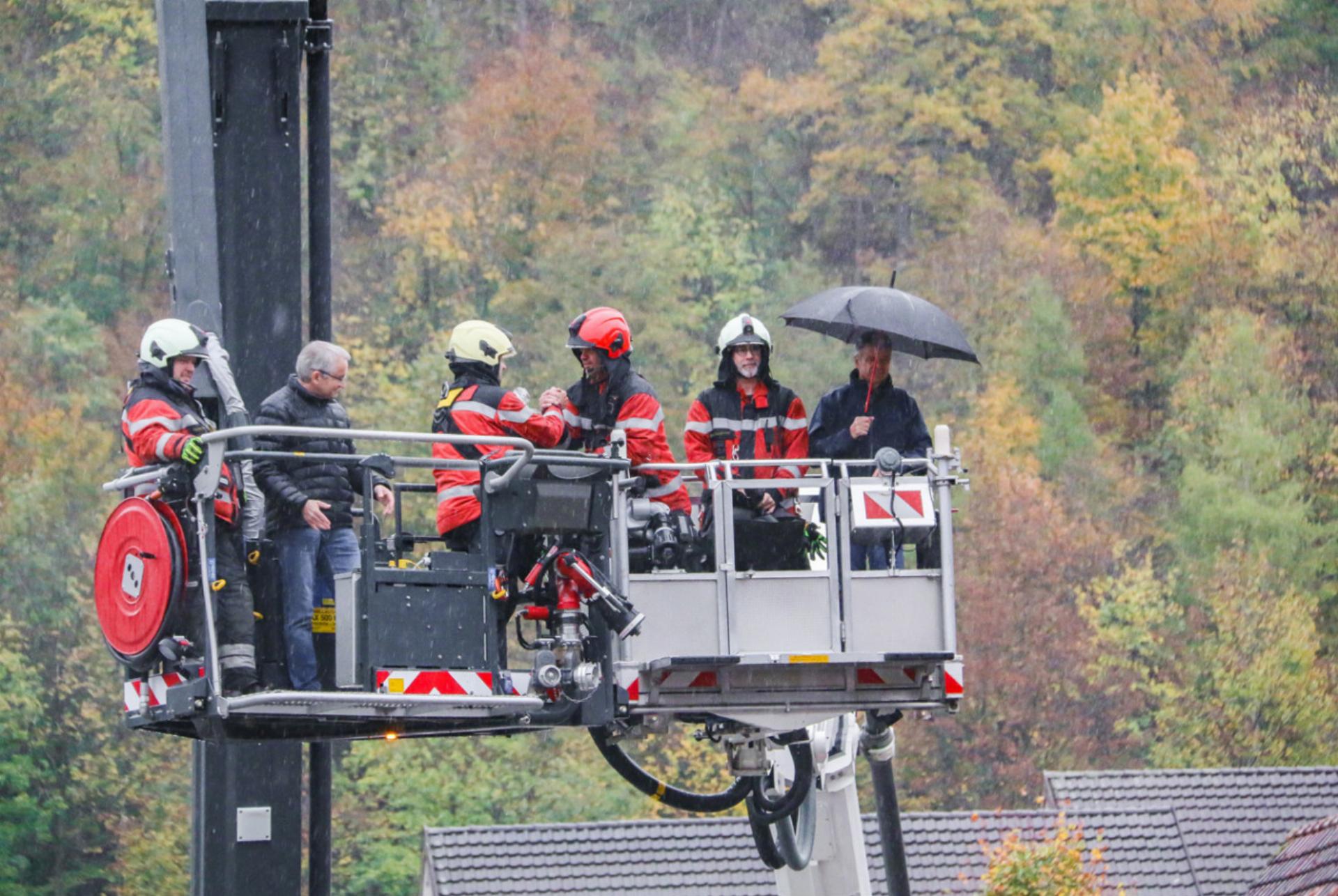 Abschied in luftiger Höhe