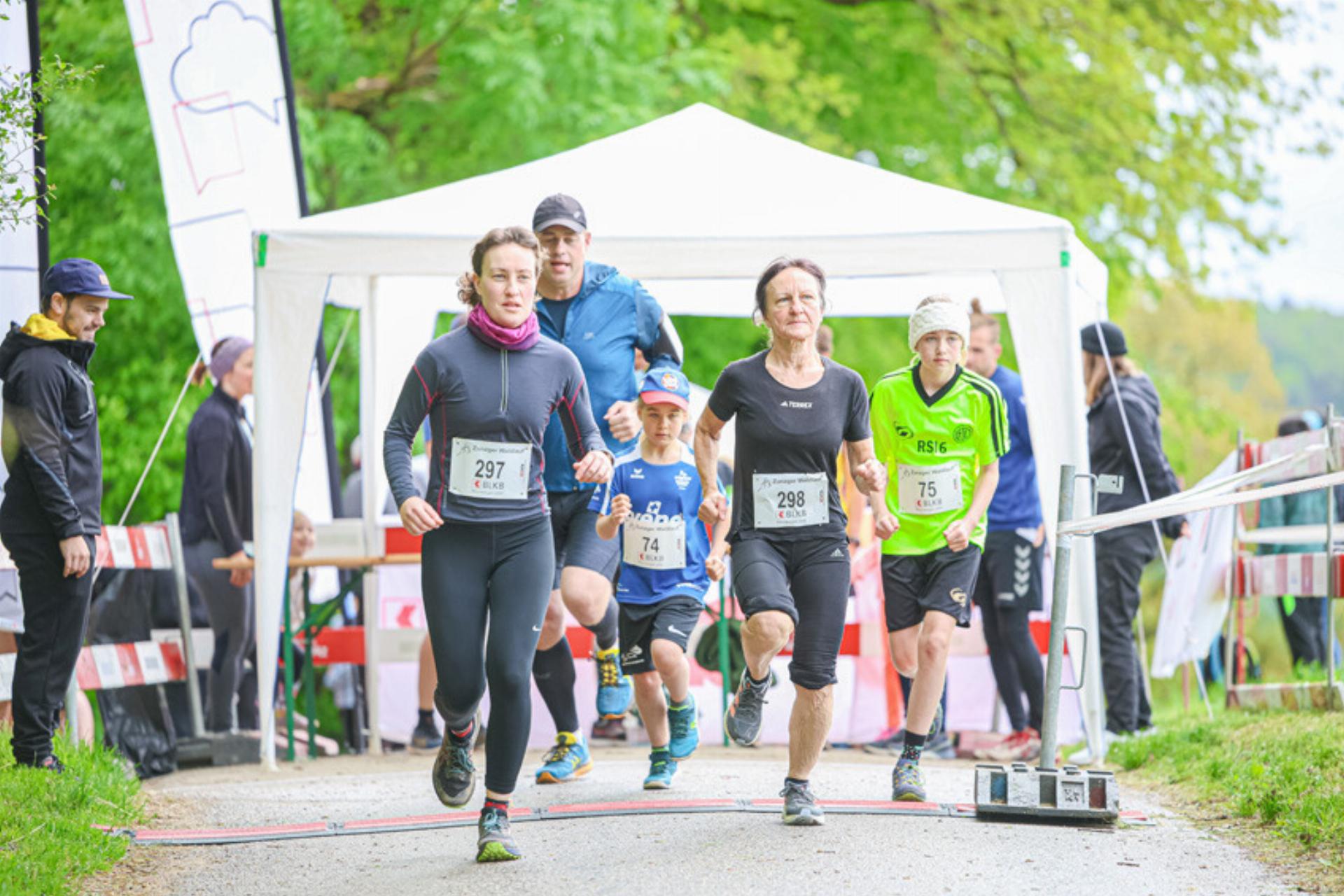 Auf der Zunzger Hard wird der Laufsommer lanciert