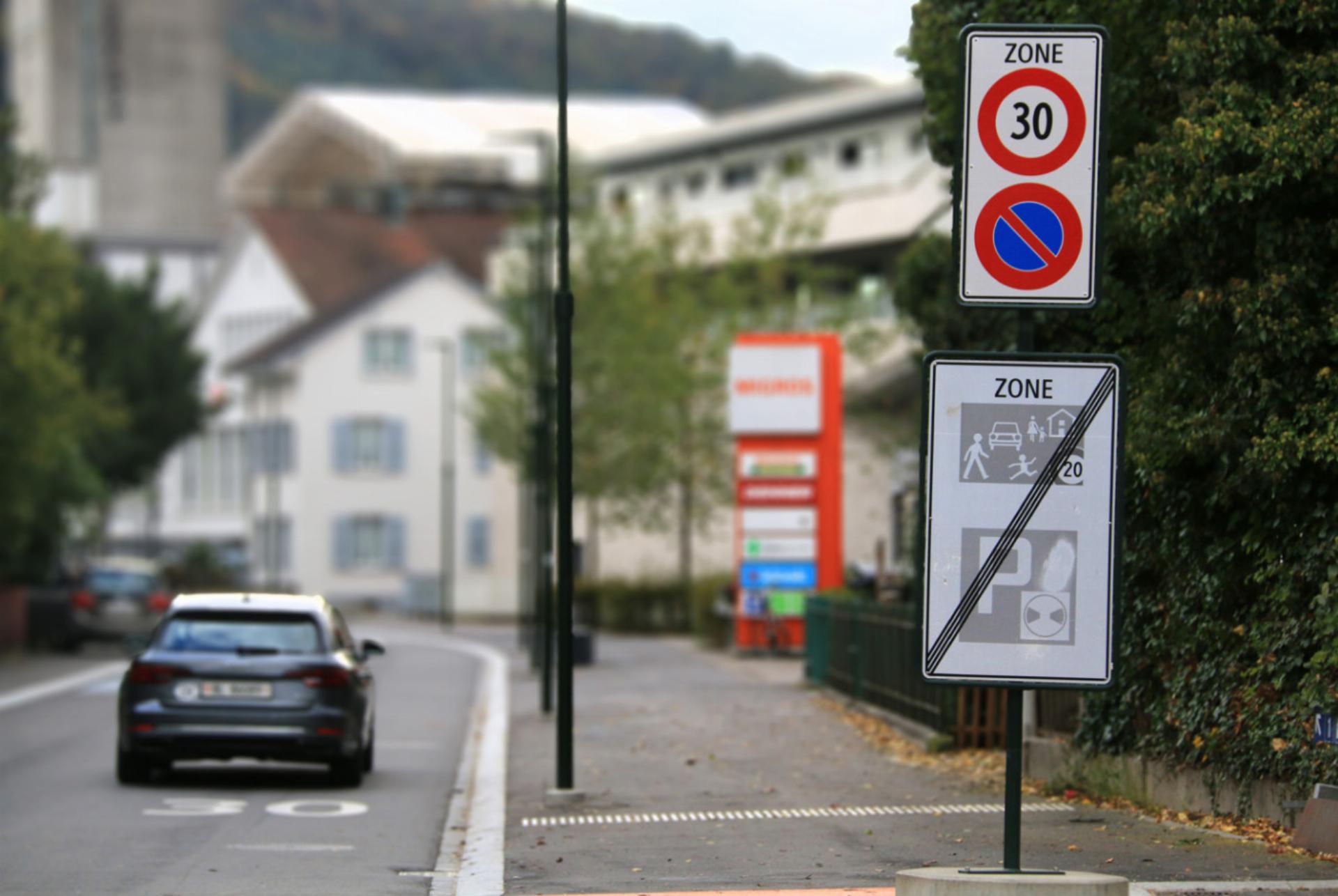 Ein ziemlich unsichtbares Parkverbot