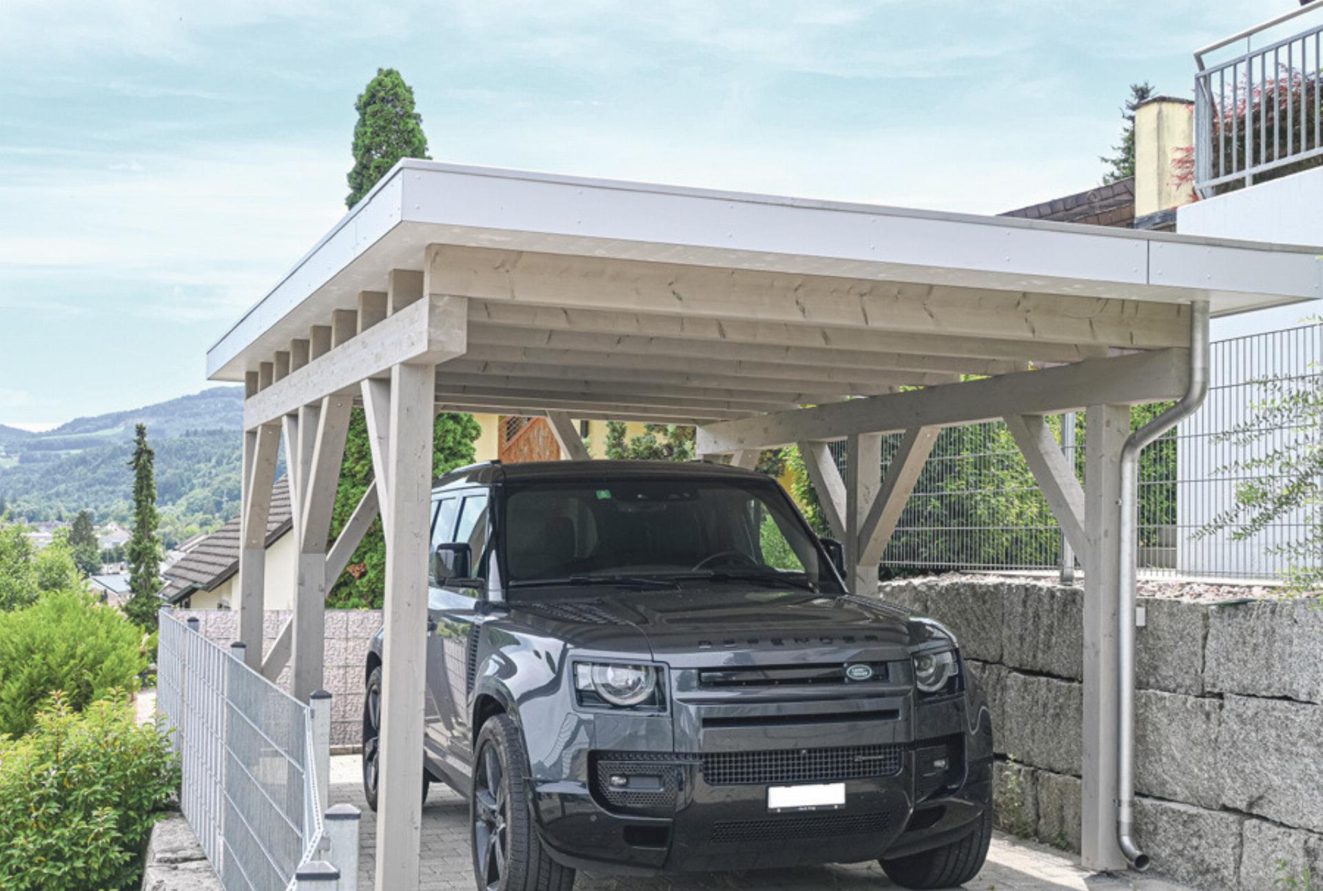 Individuelle Carports aus Holz – passgenau gebaut fürs Baselbiet - Das Bild wird blockiert. – Möglicherweise durch einen aktiven Adblocker.