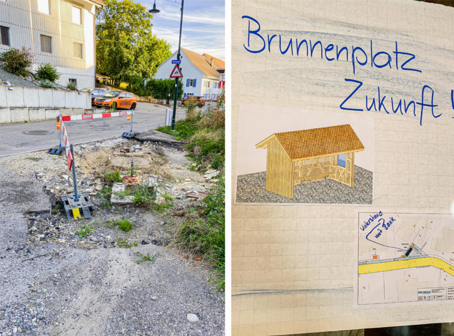 Gibt es bald einen wohligen «Brunnenplatz»?