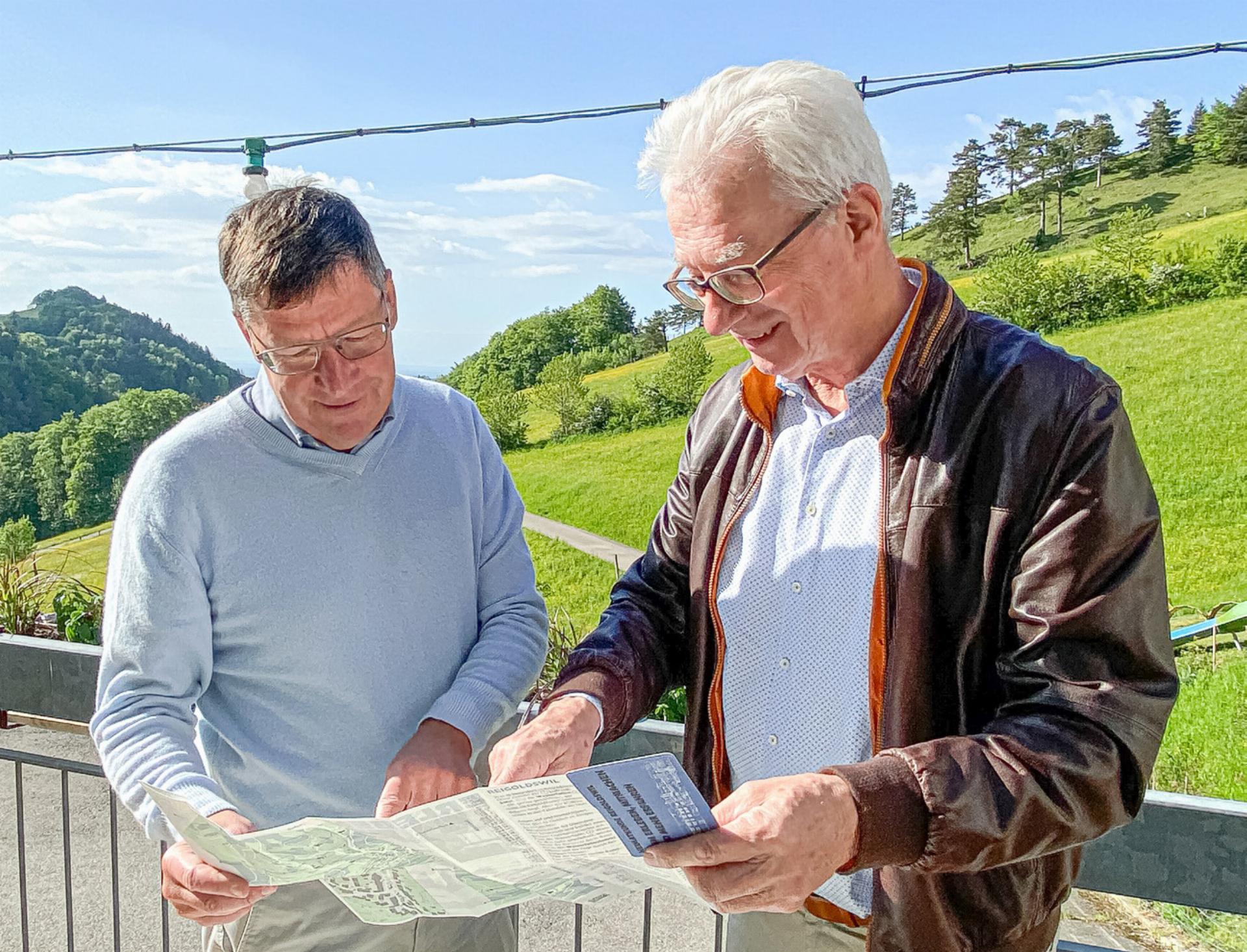 Einzigartiger Faltprospekt