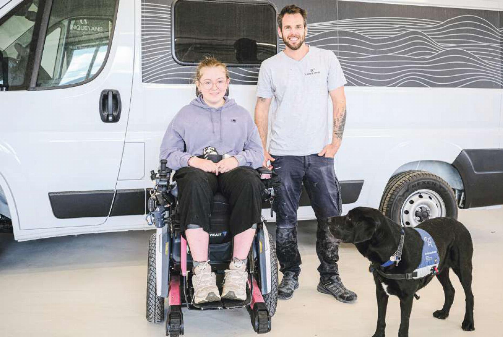 Mit Assistenzperson auf Roadtrip