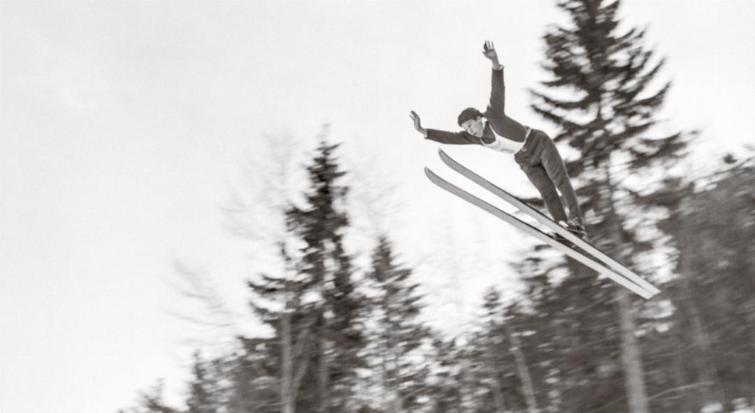 Bild zvg / Archiv spi Die Sprungtechnik des V-Stils war noch kein Thema. Bild zvg / Archiv spi Die Sprungtechnik des V-Stils war noch kein Thema.