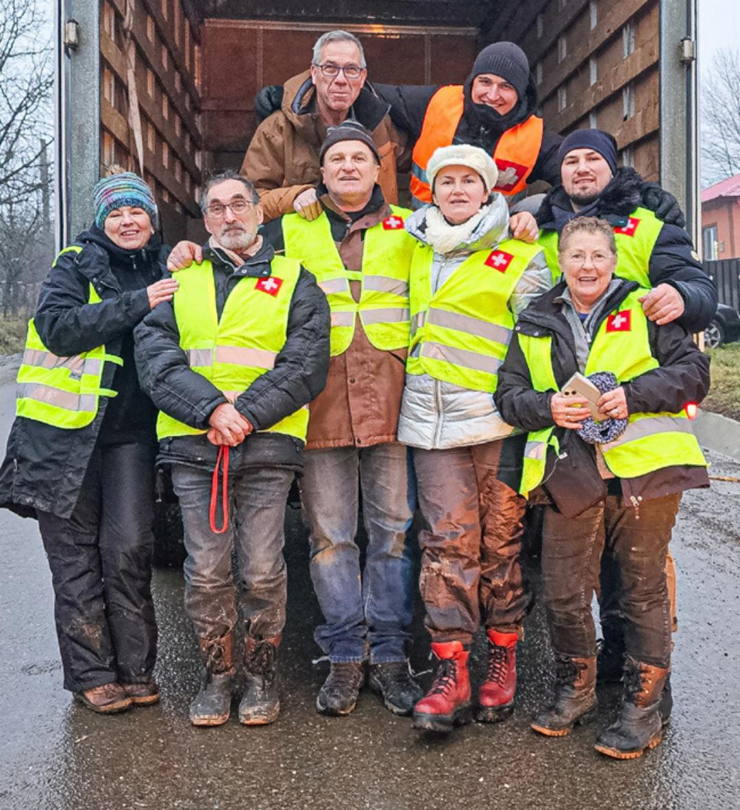 Das Nikodemus-Team im Einsatz – oben links: Präsident und Gründer Daniel Löffel. Das Nikodemus-Team im Einsatz – oben links: Präsident und Gründer Daniel Löffel.