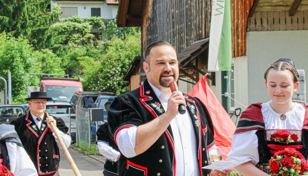 Patrick Waldner, hier bei der Festansprache beim Kantonalschwingfest 2025 in Zeglingen, ist neu der höchste Schwinger der Nordwestschweiz. Bild Archiv vs Patrick Waldner, hier bei der Festansprache beim Kantonalschwingfest 2025 in Zeglingen, ist neu der höchste Schwinger der Nordwestschweiz. Bild Archiv vs