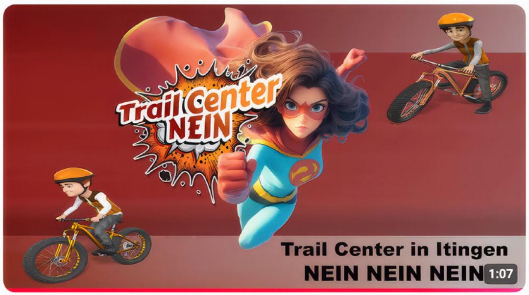 Künstliche Intelligenz und «Superwoman» helfen dem gegnerischen Videospot auf die Sprünge. Screenshot «Youtube» Künstliche Intelligenz und «Superwoman» helfen dem gegnerischen Videospot auf die Sprünge. Screenshot «Youtube»