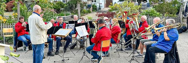 Der Musikverein umrahmte die Veranstaltung musikalisch.
Bild zvg