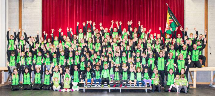 Der Turnverein Rothenfluh und seine Riegen freuen sich den «Ausflug in den Wald». Bild zvg