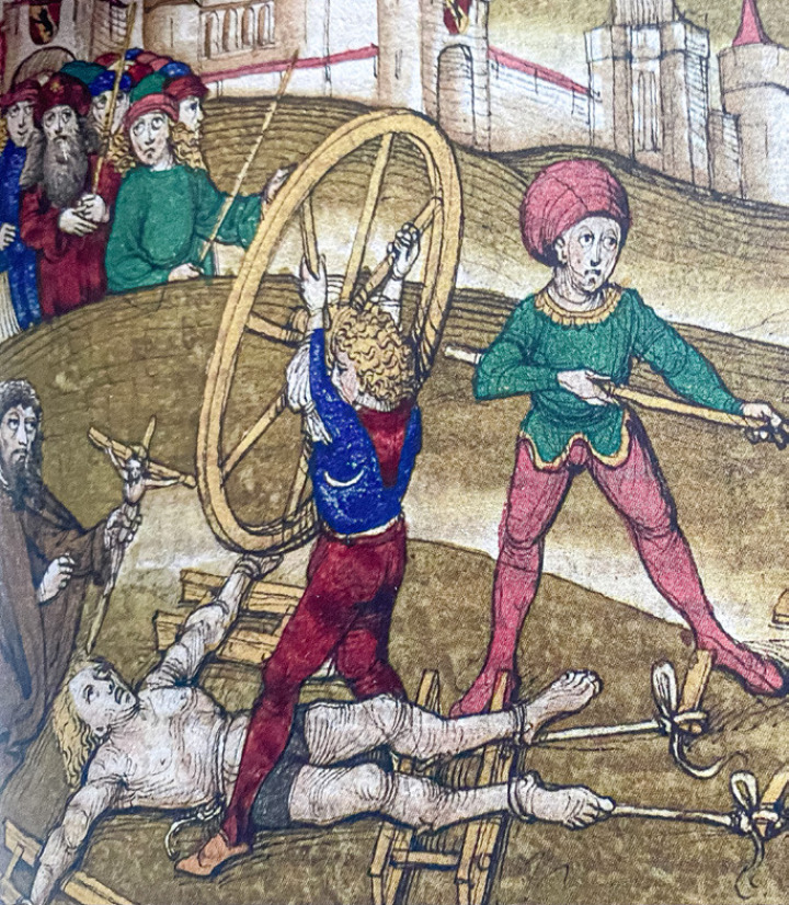 Eine Miniatur aus der Spiezer Bilderchronik, Diepold Schilling 1484/85.