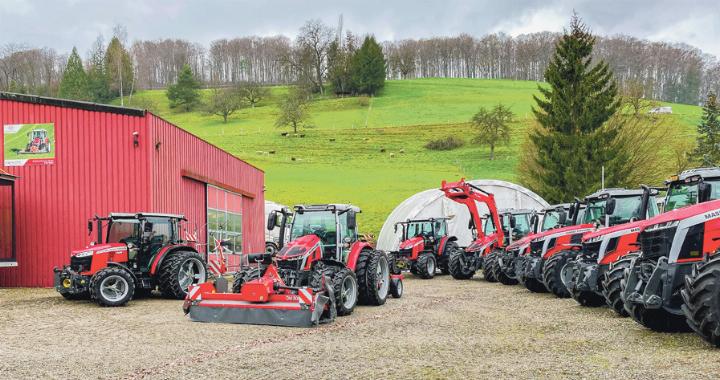 Traktoren und mehr gibt es Anfang April in Wintersingen zu bestaunen. Bild zvg