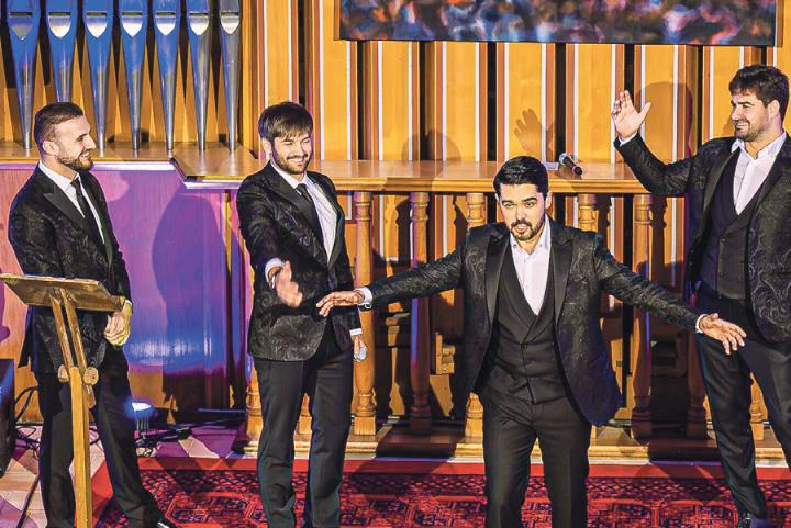 Die Pop-Classic-Vocal-Group «Brio Sonores» präsentiert am Festival ihr neues Programm. Bild zvg