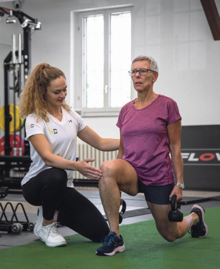 Durch das Training wird die Selbstständigkeit im Alter gesichert. Bild zvg
