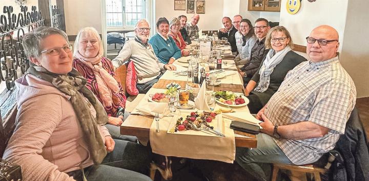 Das EVP-Stammtischgespräch wurde mit Leidenschaft und Freude geführt. Bild zvg