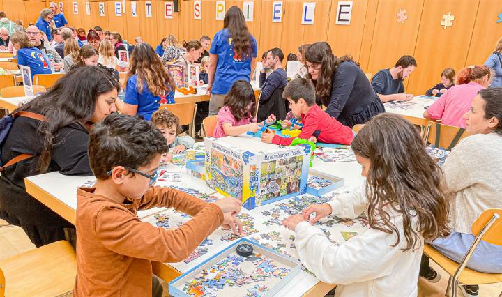 Puzzle-Begeisterte können sich mit Gleichgesinnten messen.
Bild zvg
