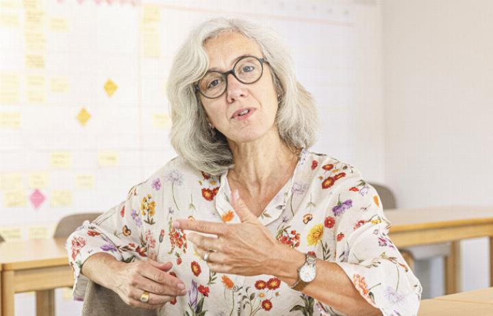 Regine Kokontis entschuldigt sich im Namen der Reformierten Baselland.
Bild zvg