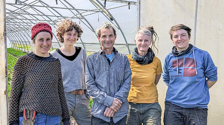 Tatkräftig und motiviert: das Gartenteam 2025 der Gmüeserei Sissach. Bild zvg
