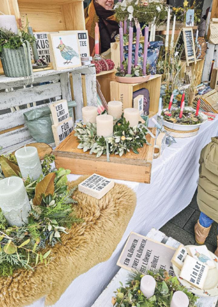 Am Markt können schöne Dekoartikel und Geschenke gekauft werden.
Bild zvg