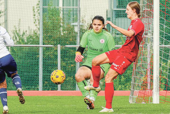 Jahrgang 2007 und doch schon ein sicherer Rückhalt für den SV Sissach: Torhüterin Vicky Buceta. Bild Archiv vs/eh-presse