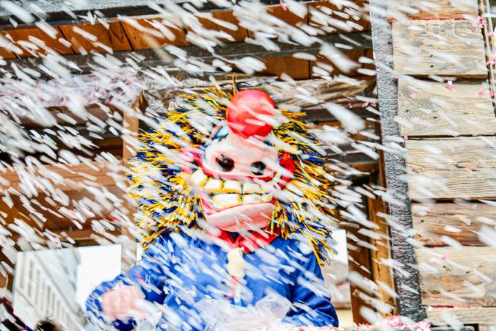 Fasnachtstreiben im Oberbaselbiet. Bild Archiv vs