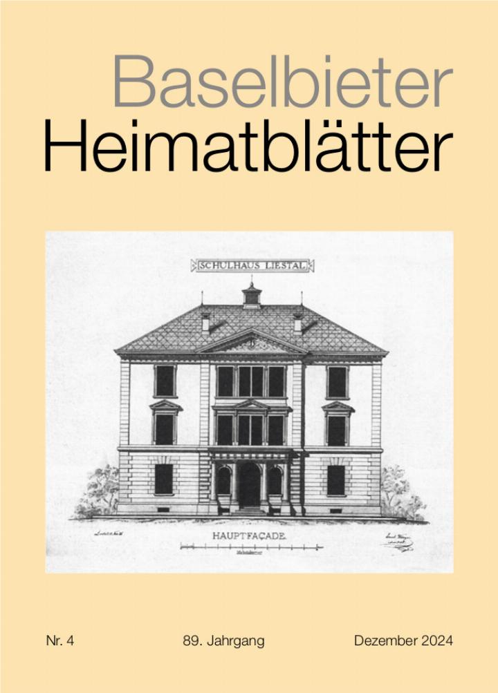 Die neuste Ausgabe der «Baselbieter Heimatblätter». Bild zvg