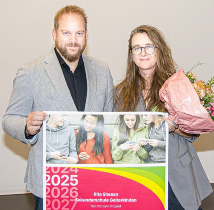 Rita Sheean erhielt für ihr Projekt den «smart@digitalAward». Bild zvg