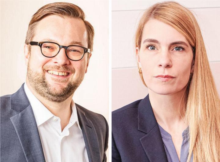 Oliver Nachtwey (links) und Rachel Huber diskutieren im «Cheesmeyer» mit Ueli Mäder. Bild zvg