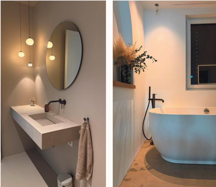 Elegante Lavabos und Badewannen, die gleichzeitig funktional sind, werten die Wohnqualität deutlich auf. Bilder zvg