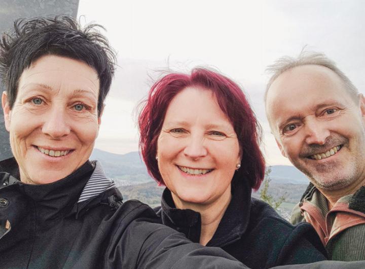Das OK des «Waldenburgertaler» Schatzfinders (von links): Martina Bloch, Katrin Kaden und  Gerhard Dill.
Bilder zvg