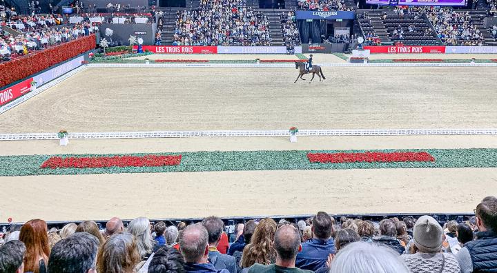 Die Schweizerin Charlotta Rogerson zeigte 
in der Dressur eine ausgezeichnete Kür und wurde Zweite.
Bild André Frauchiger