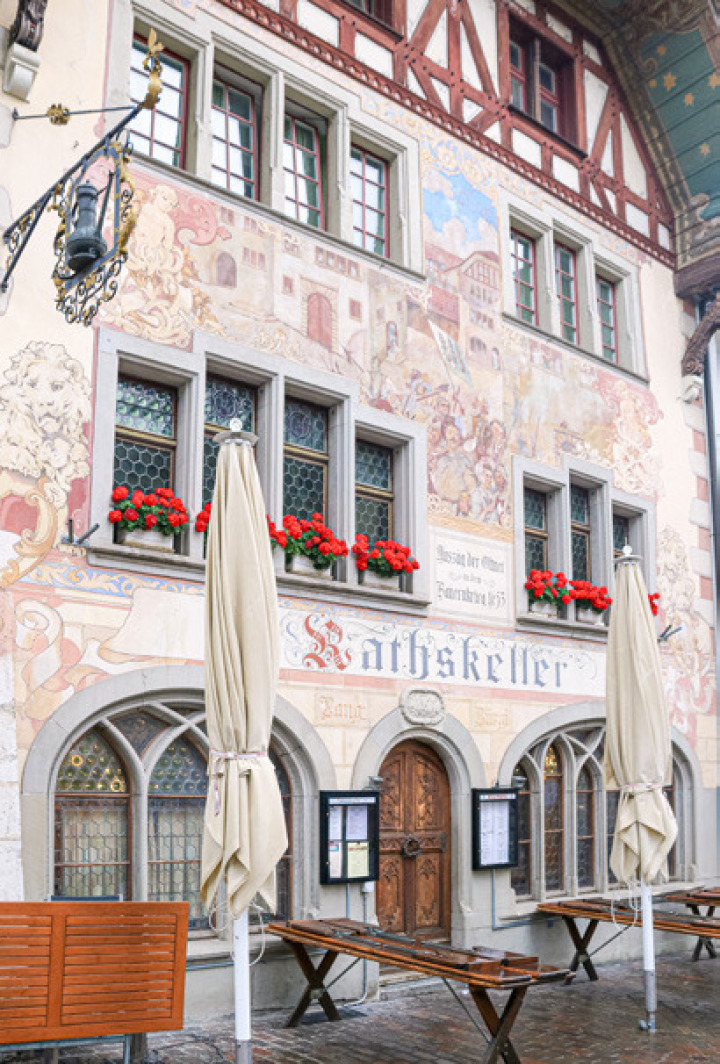 Der «Rathskeller» ist ein Blickfang in der Oltner Altstadt. Bild Nikolaos Schär