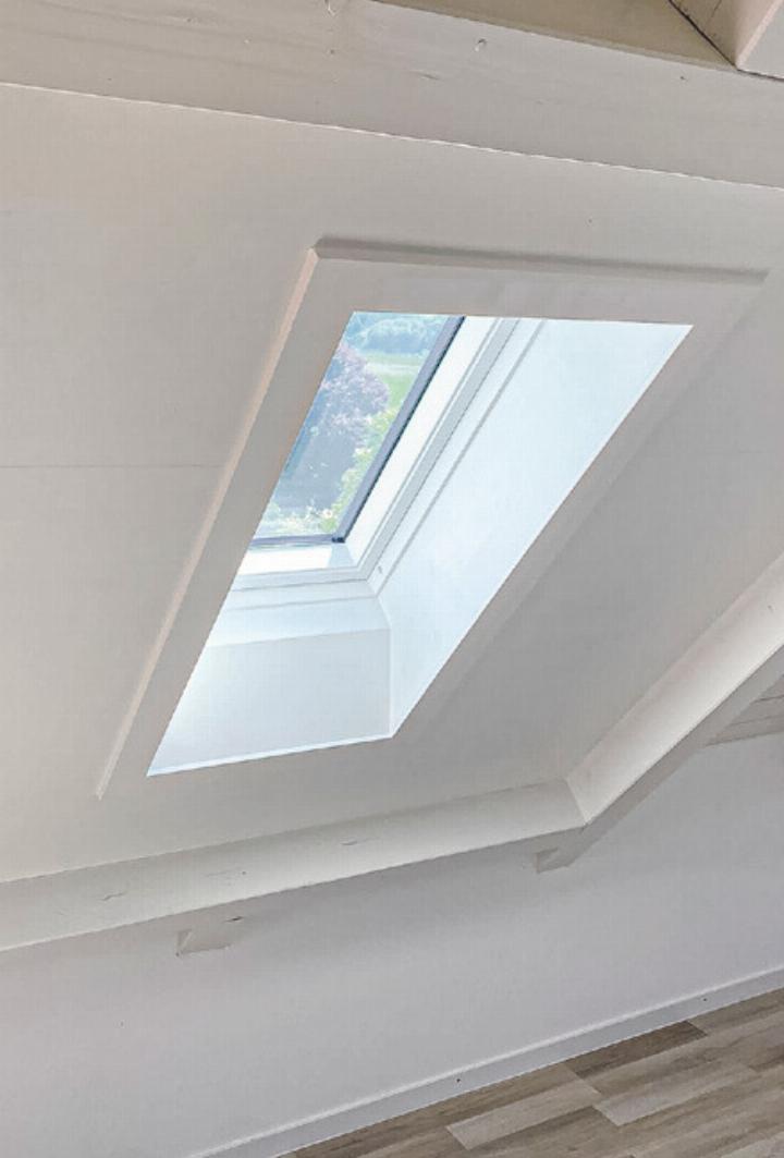 Die Velux-Fenster sind energieeffizient und bieten ein modernes Design. Bild zvg
