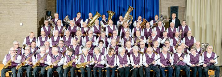 Das «Regio Blasorchester 50 plus» spielt in Pratteln auf. Bild zvg