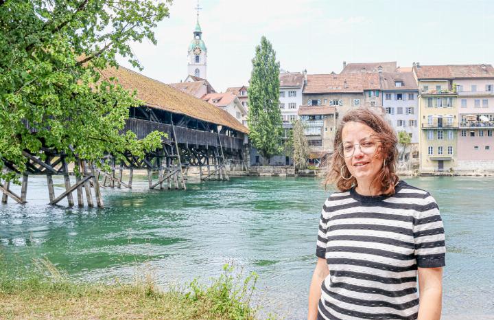 Rebekka Salm hat in Olten ein neues Zuhause gefunden. Im vergangenen Sommer zeigte sie uns ihre neue Heimat während eines Stadtrundgangs. Bild Archiv vs