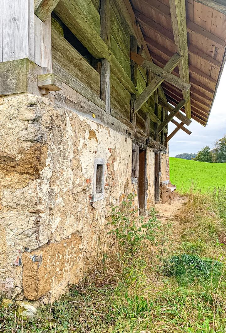 Diese Feldscheune in Langenbruck wurde für 250 000 Franken saniert. Die Kosten wurden vom Verein über Spenden aufgebracht. Bild fra.