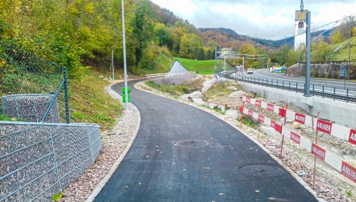 Die betroffenen Gemeinden möchten einen durchgehenden Radweg von Hölstein über Niederdof nach Oberdorf …