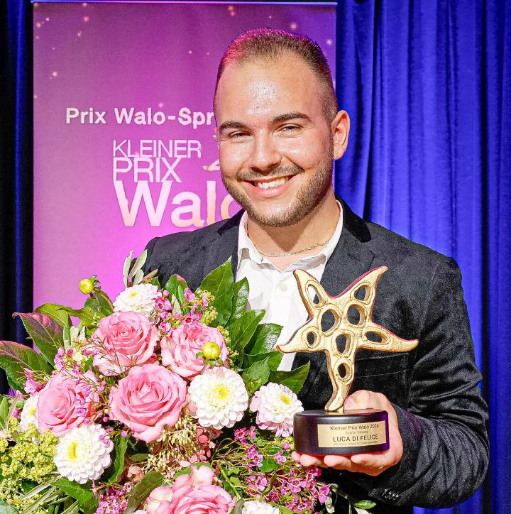 Am 22. September konnte Luca Di Felice den kleinen «Prix Walo» gewinnen und sich für den Galaabend qualifizieren. Bild zvg