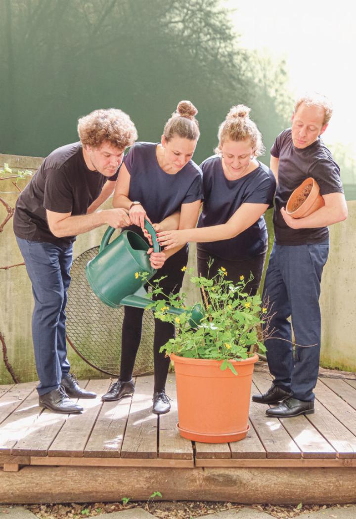 Die Gruppe «Cantuccini» verspricht einen heiteren 
A-cappella-Theaterabend.
Bild zvg