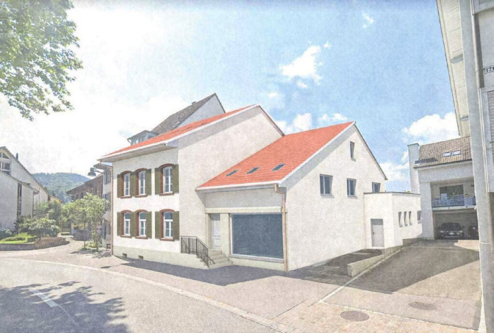 So könnte das Bürgerhaus an der Hauptstrasse nach dem Umbau aussehen: Ob es dazu kommt, ist jedoch ungewiss. Bild zvg