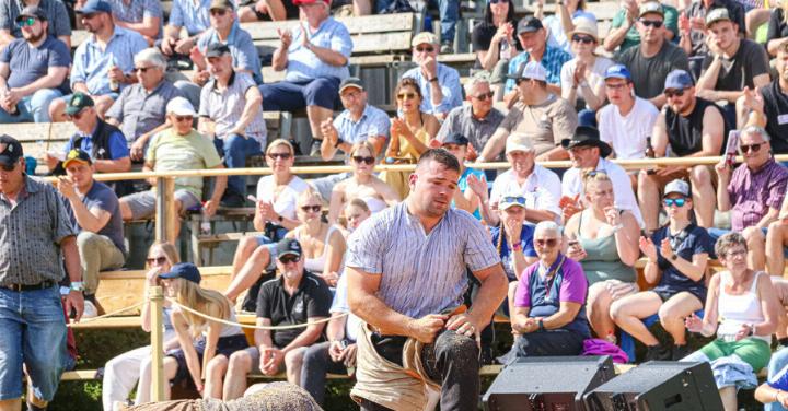 Beim Esaf werden Andrj Gerber 50 000 Menschen mehr bei der Arbeit zusehen als beim «Kantonalen» in Zeglingen Anfang Juni. Bild Archiv vs