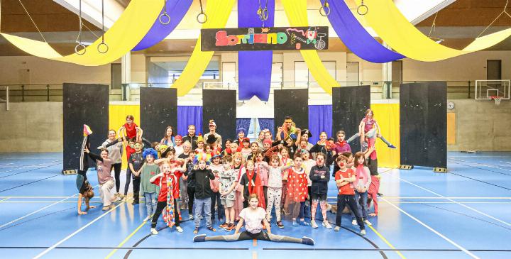 44 Kinder nahmen dieses Jahr am Sportlager in Lausen teil.
Bild zvg